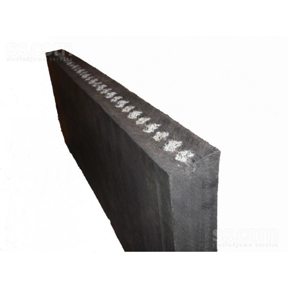 Gumijas sloksne 500x200x45-50mm(ar tērauda trosi)