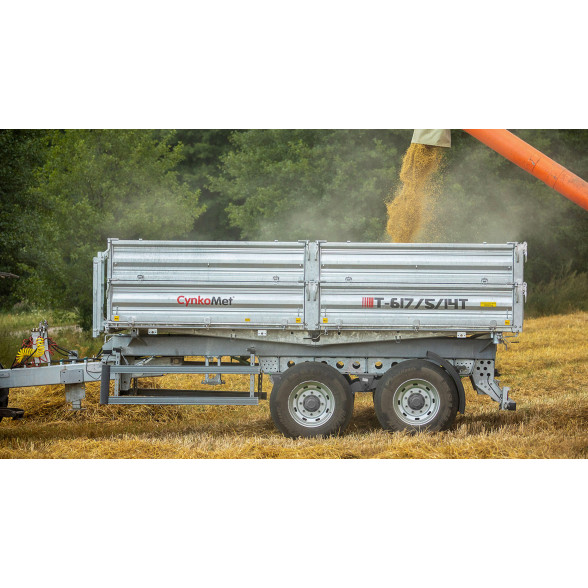 Tandēma bortu piekabe T-617/5 (15.5t) CYNKOMET
