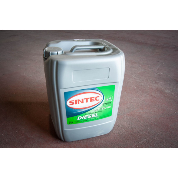 Масло моторное SINTEC SAE 15W-40 API CF-4/SJ (20л)