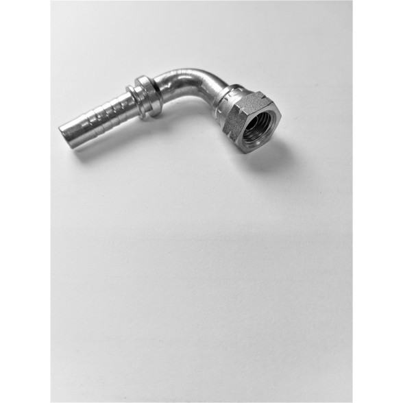 Uzgalis šļūtenei 3/8 iekšējā vītne M20X1.5 90gr