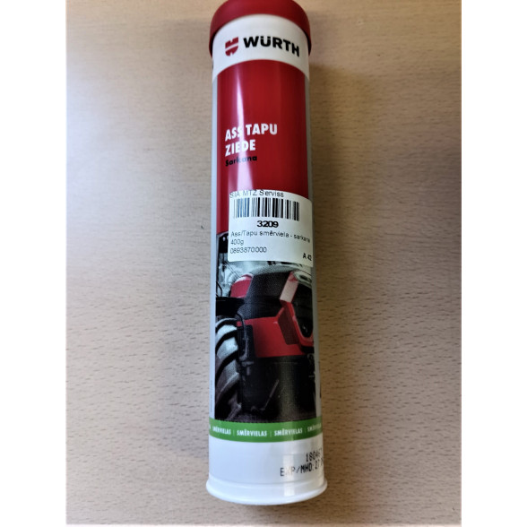 Ass/Tapu smērviela - sarkana 400g